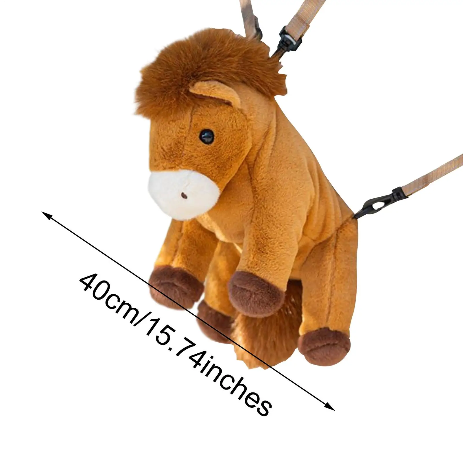 Stofftier-Plüsch-Rucksack, weich, breit, Schultergurte, Kinder-Plüsch-Rucksack für Jungen, Mädchen, Kinder, Sohn, Kinderzimmer, Grundschule