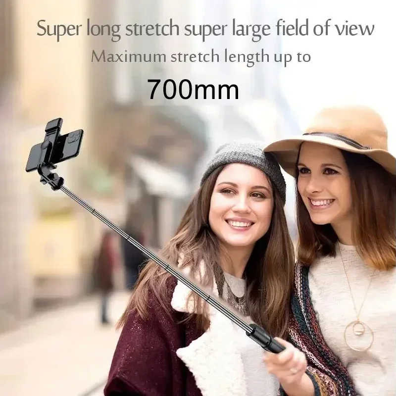 Custom 3 in 1 R1 R1S Rotating Selfie Stick Mobile Tripod Stand 360 Rotation Smart With Led Fill Light Remote Control For Phone