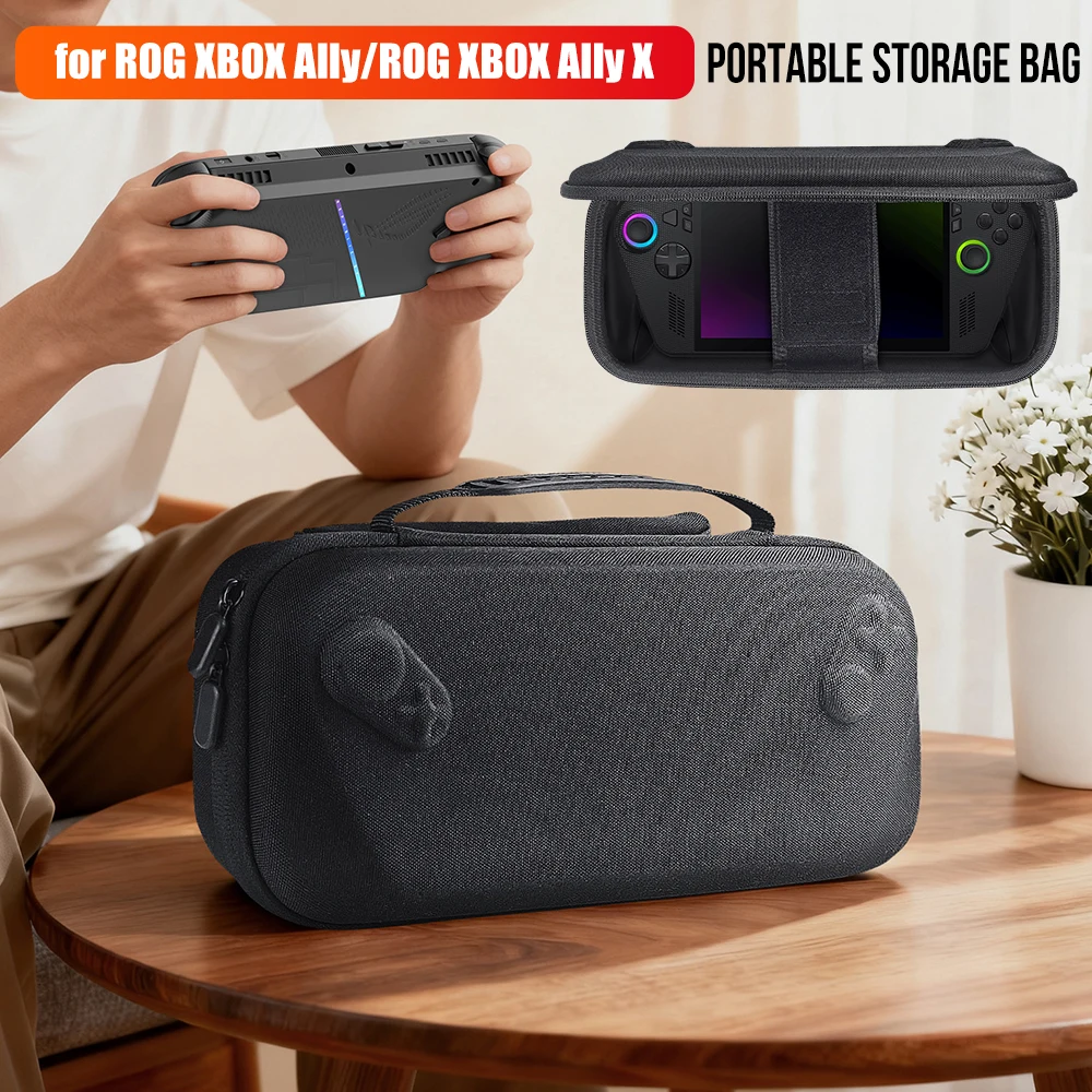 

Портативный чехол для переноски ROG Xbox ally/ROG Xbox ally X, сумка с ручкой, противоударная жесткая сумка для хранения из ЭВА, аксессуары с твердым корпусом