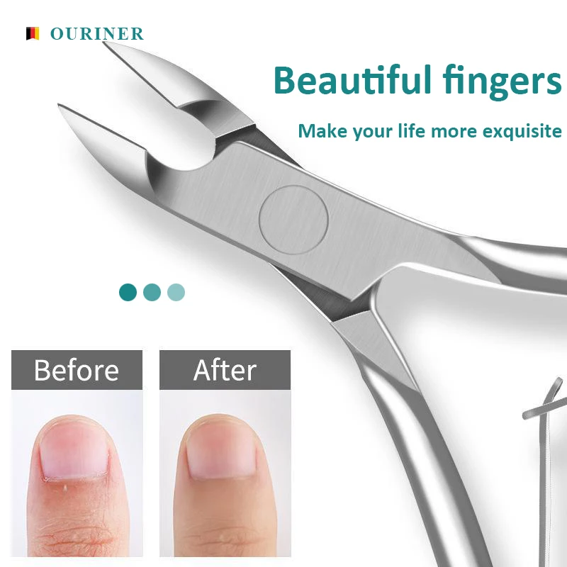 Cuticle Nippers Nail Manicure Cuticle Scissors Clippers Trimmer Dead Skin Remover Pedicure Stainless Steel Cutters Tool