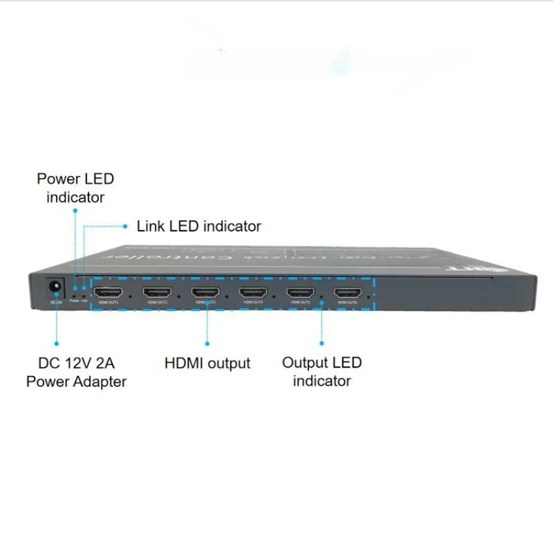 Controlador De Pared profissional de áudio e vídeo e iluminação