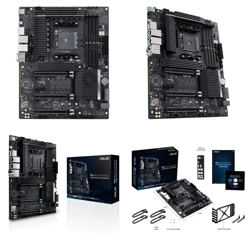 

【CHIMU HOME】 X570 AM4 ATX Motherboard DDR4 SATA M.2 Support 128GB