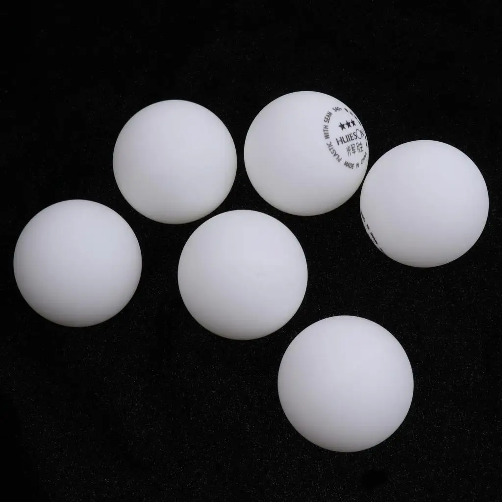 

Three Star Table Tennis Balls ABS White 40 Plus Mm Practice Ping Pong Ball Set for Table Tennis Goods and Athletics