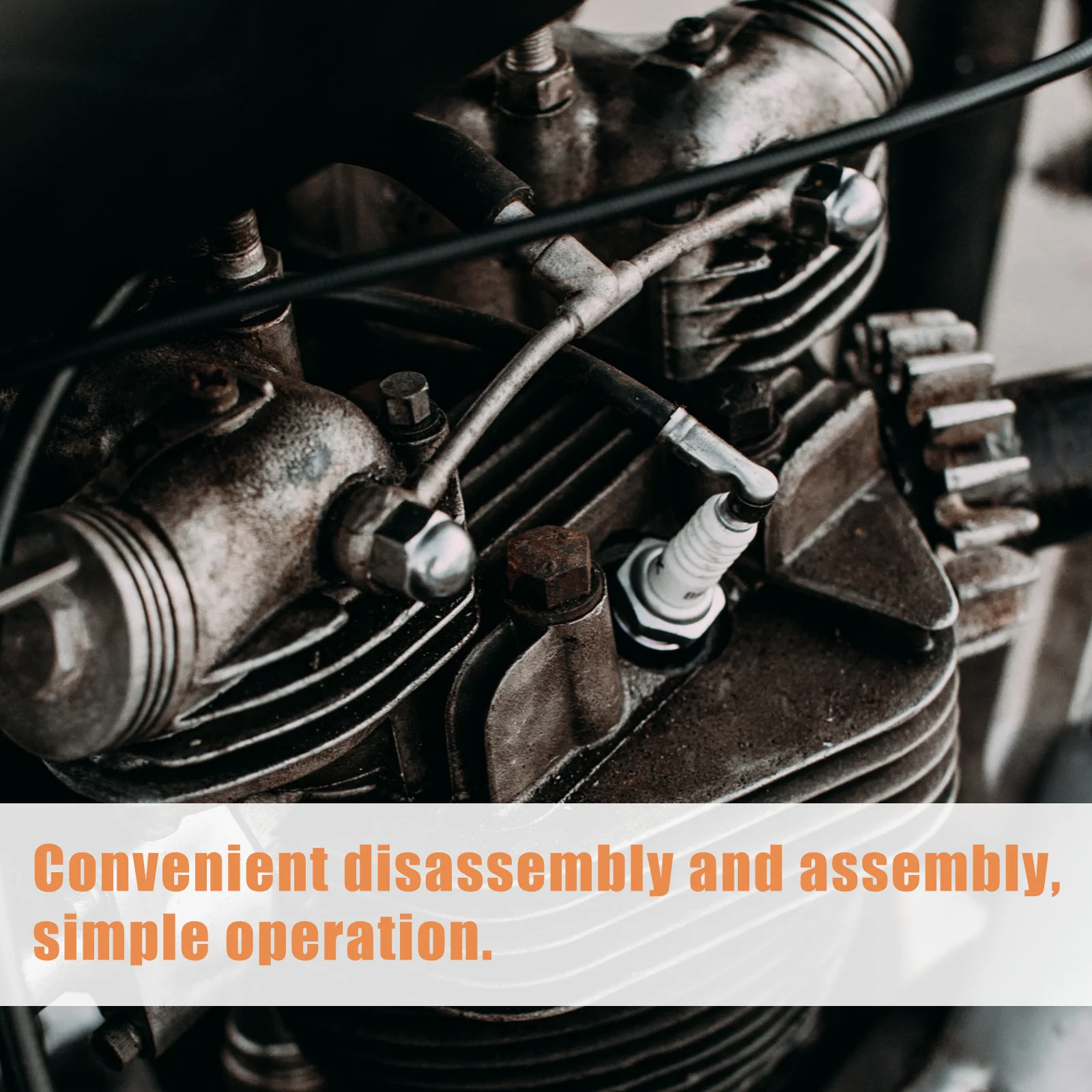 

1pc Motorcycle Premium Nylon Iron Hydraulic Brake Line For Bike Bike Brake Wire Racing Black Wire Durable