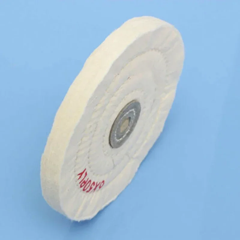 1pcs Flanel Polijstschijf Doek Lint Buffing Wheel 150mm Buffer Spiegel Polish Vilt Polijstschijf Disc Pad Schuurmiddelen