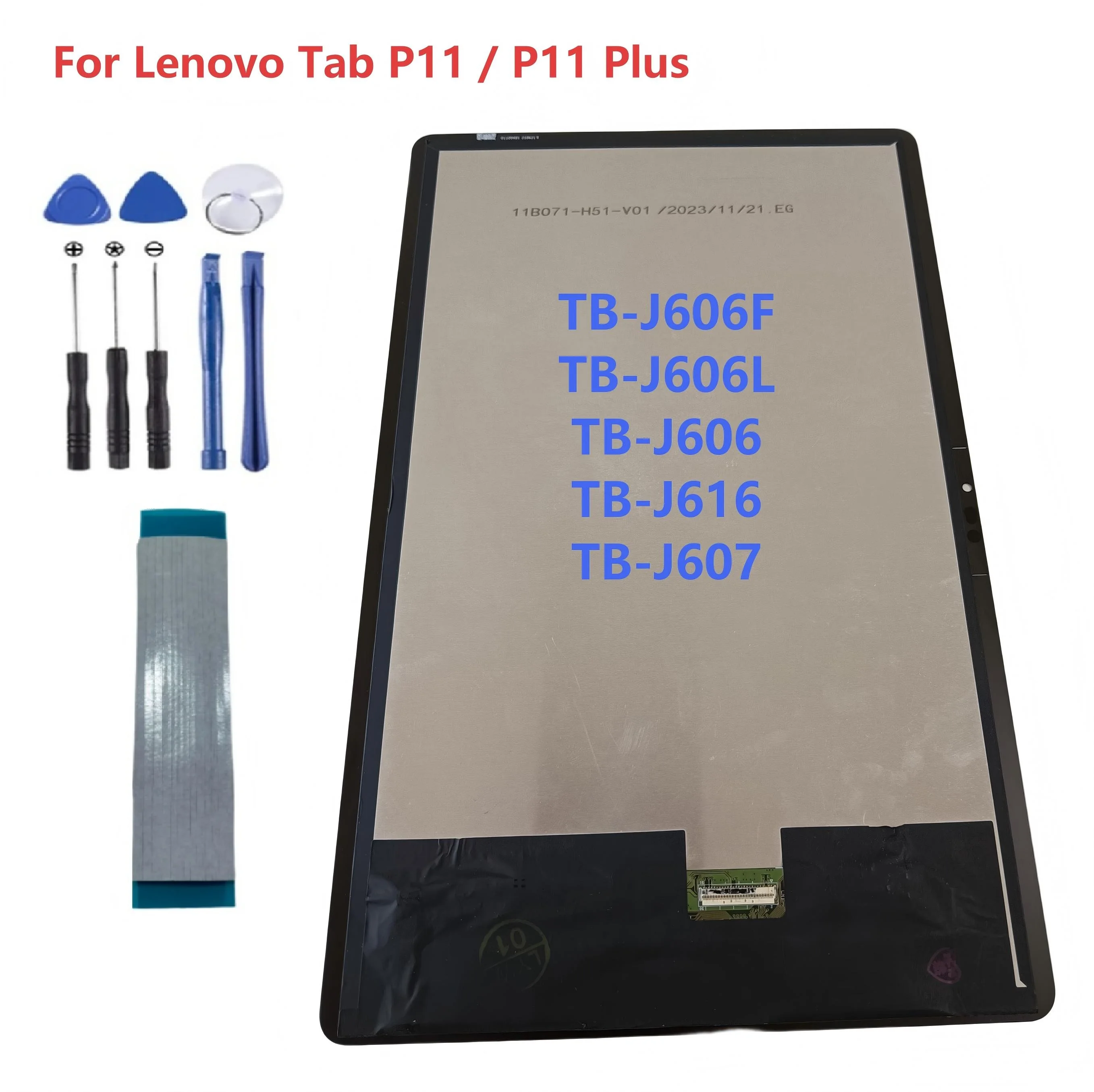 

Дисплейный модуль (LCD) с тачскрином для Lenovo Tab P11 / P11 Plus TB-J606F TB-J606L TB-J606 TB-J616 TB-J607