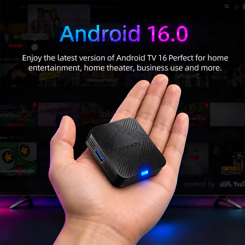 Smart TV Box T9 8K Android 16  - Ddr3 8Gb avaliação e preço
