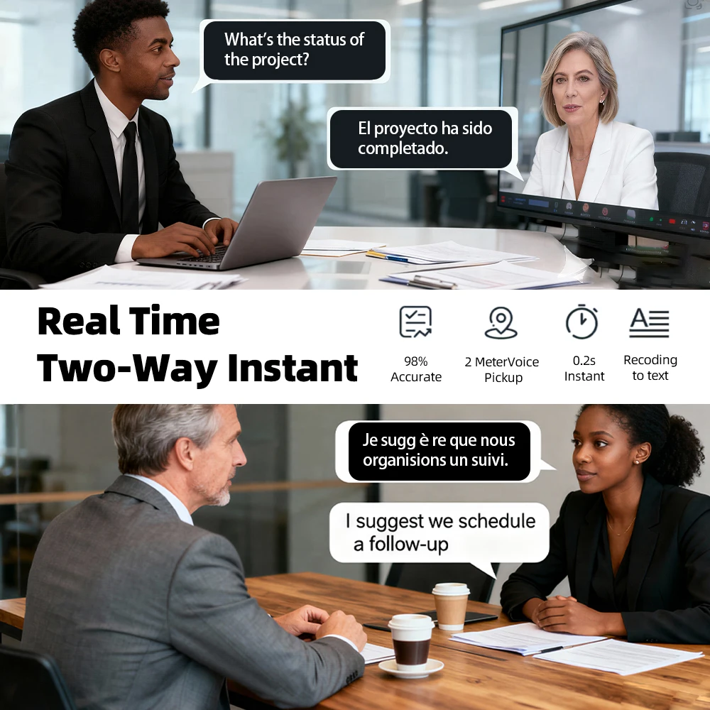 MSAI 142 لغة مترجم AI 2300 مللي أمبير 1 + 16 جيجابايت شاشة لمس كاملة صور مجموعة صوت ترجمة غير متصلة بالإنترنت للسفر والأعمال