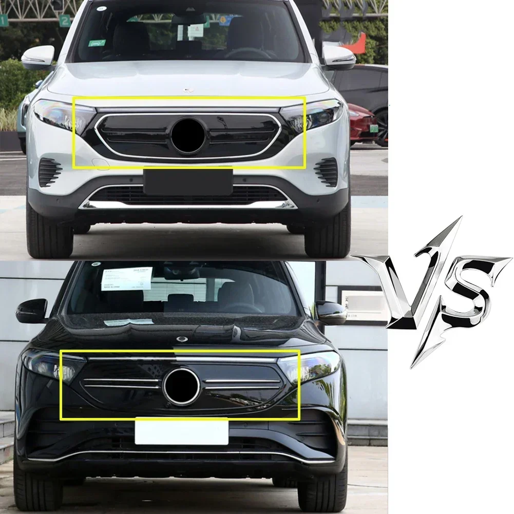 1PC Front Racing Facelift Grill Upper Bumper Grilles Fit For X243 EQB260 EQB350 EQB53 EQB SUV 2022+