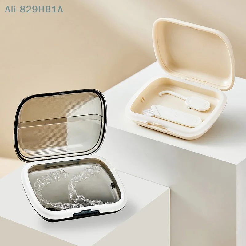 Invisible Braces Box, Orthodontic Teeth Holder Storage Box, Denture Corrector, Arch Expander, Cleaning And Soaking Box