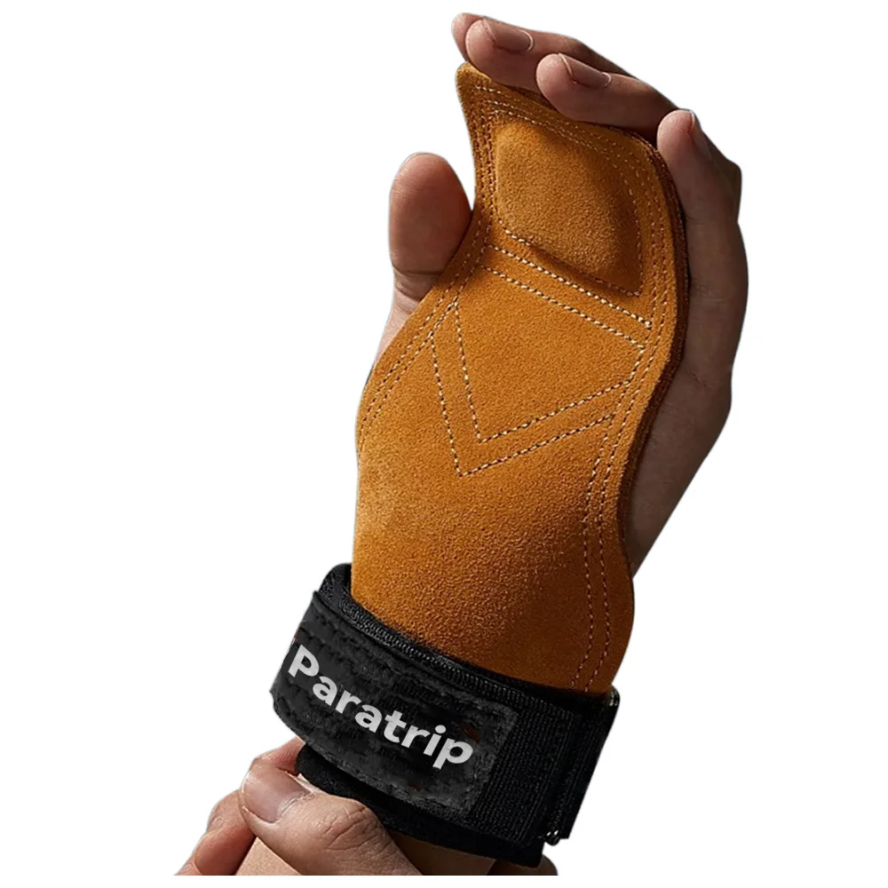 Paratrip Weight lifting gloves,Weight Lifting Wrist Straps for Maximum Grip Support,Lifting Strap