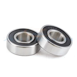 2x Rubber Sealed Ball Bearings 6202 RS for ATV Quad Pit Dirt Track Motorcycle Motocross SDG Wheels 15mm Axle Modification