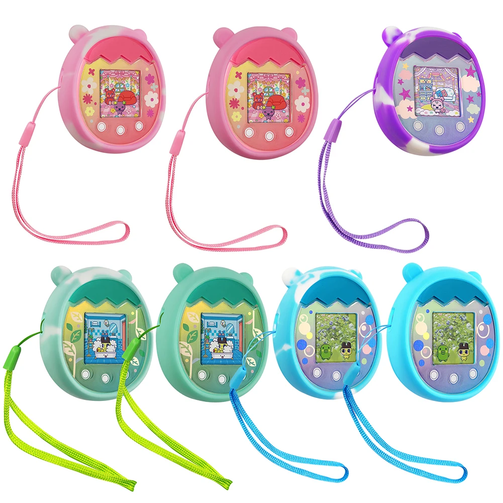 Electronic Pet Machine Silicone Cover Case for Tamagotchi Pix Virtual Electronic Digital Pets Machine Protector Waterproof Case