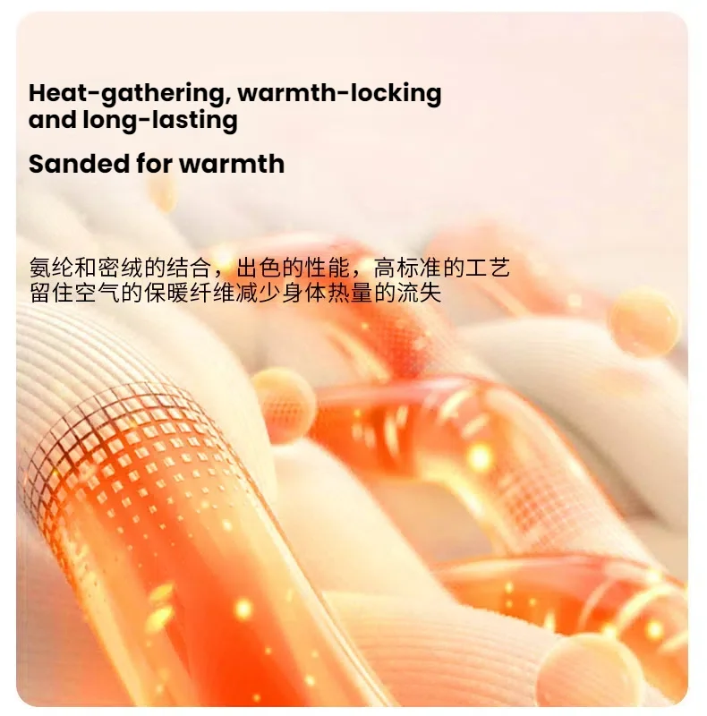 Damen-Yogahose mit Fleece-Futter, hohe Taille, Bauchkontrolle, Thermo-Leggings, keine Vordernaht, Outdoor-Leggings, warme Winter-Fleece-Strumpfhose