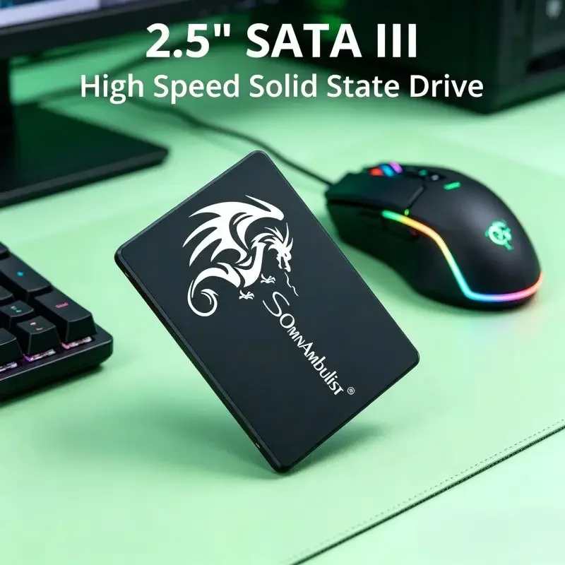 

Select This SomnAmbulist 2.5 Inch SATA3 SSD, Assorted Capacity Options, Smooth-running Swift Internal Solid State Drive For