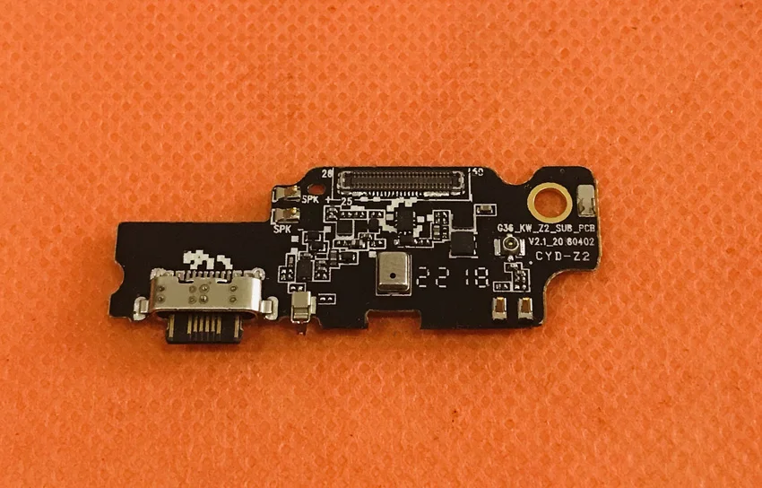 

Original USB Plug Charge Board +MIC Microphone For Umidigi Z2 Helio P23 Octa Core Free shipping