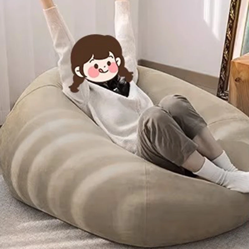 Floor Recliner Bean Bag Sofa Lazy Kawai Ergonomic Simple Bean Bag Sofas Dormitorio Sitting Puf De Asiento Furniture Living Room