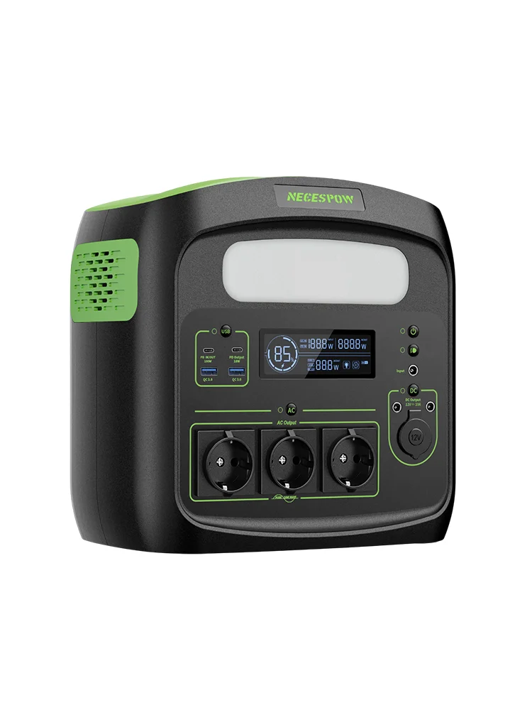 Newsmy N7576 Draagbare Power Station 700W 460.8Wh Zonnegenerator LiFePO4 Batterij, voor thuisgebruik, buiten kamperen, mobiele stroomvoorziening
