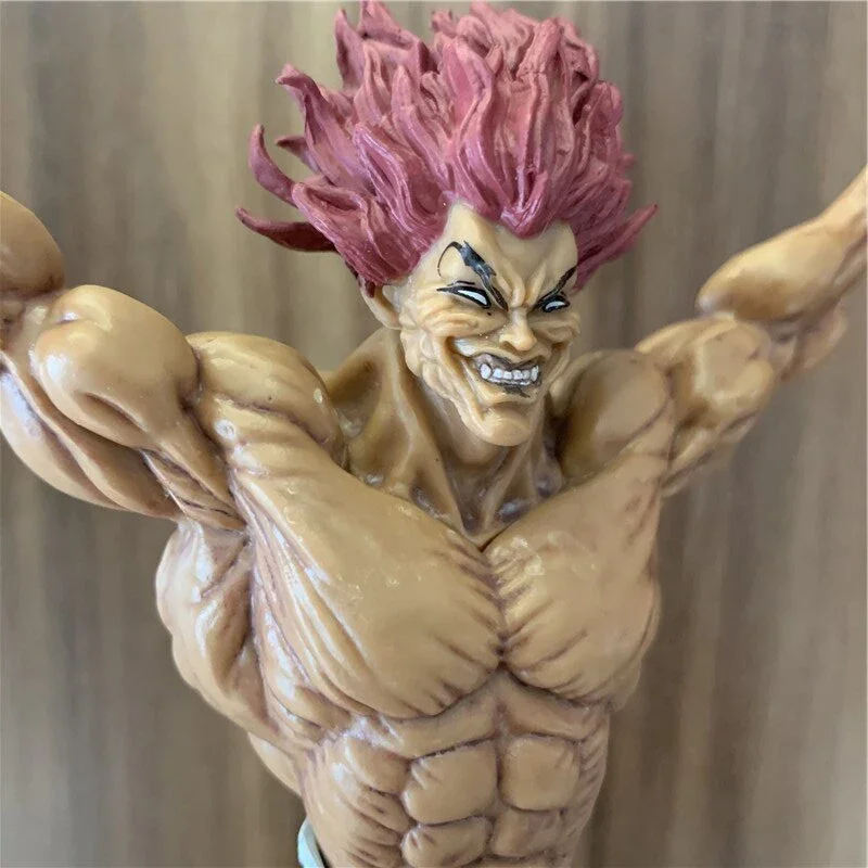 Hanma Yujiro Action Figure Anime Peripheral Muscle Male Model  Play Toy Ornament Statue Kids Handmade Product Collection Doll