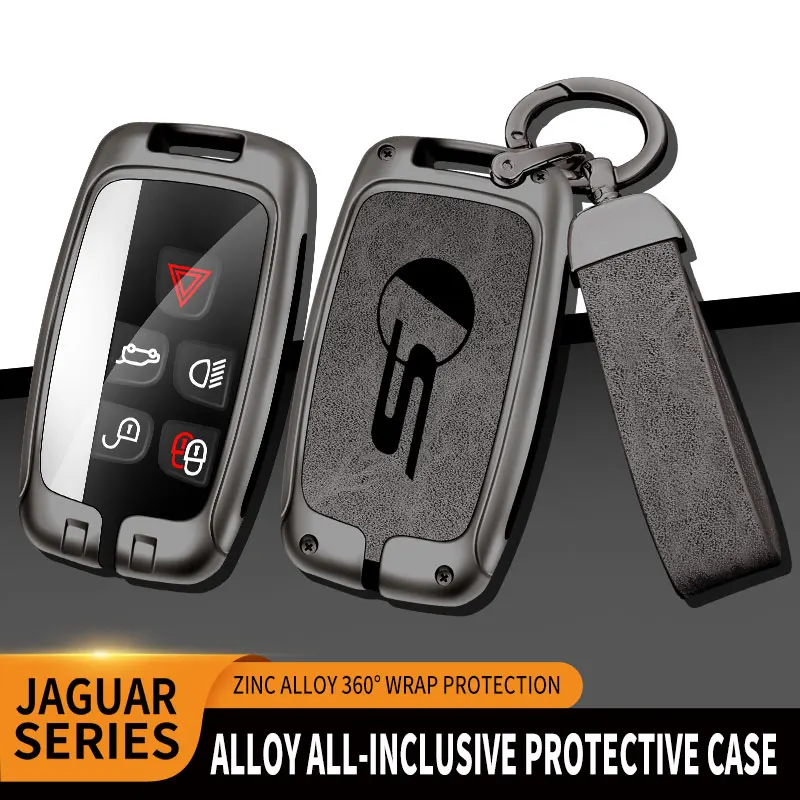 Car Key Case For Jaguar F-PACE XF XJ XE XJL F-TYPE Remote Control Protector For Jaguar S Performance Logo Key Cover Accessories