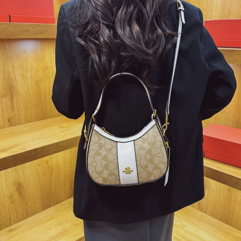 Klassieke elegante dames crossbody tas messenger lederen schouderhandtassen voor dames luxe merk populaire mode-accessoire