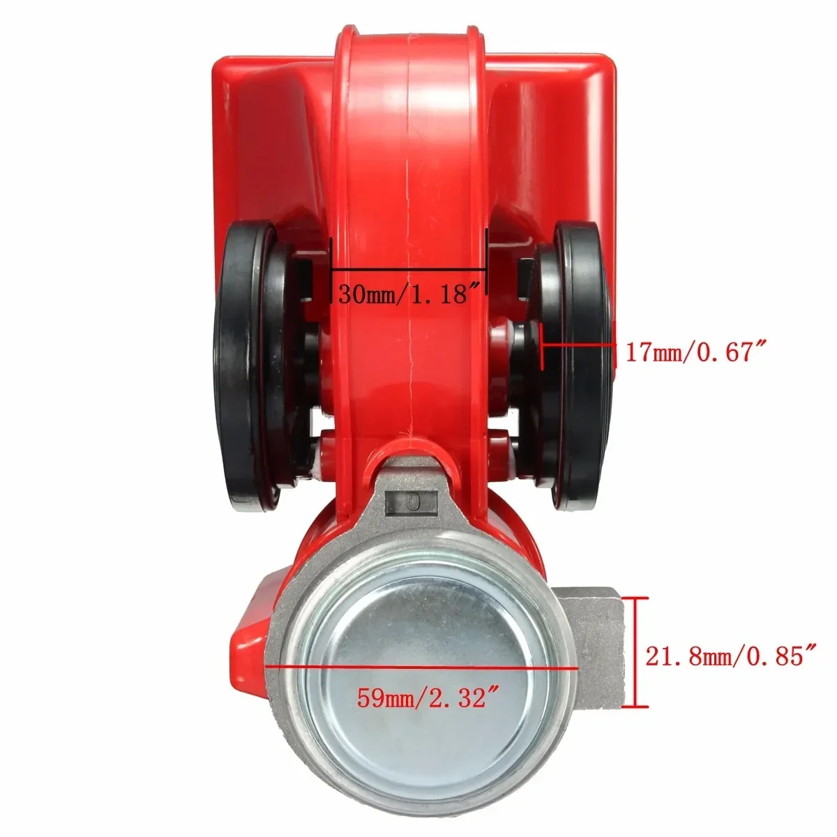 Car Auto Twin Dual Tone Compact Air Horns Kit 150DB 12V Truck Lorry SUV RV Train Caravan Boat Twin Tone Super Loud