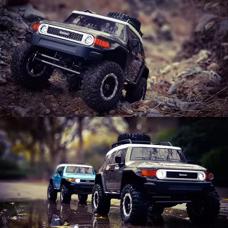 Simulation de télécommande à grande échelle 2.4g, contrôle facile Yk4103 Fj Cool Land Ze, modèle de véhicule professionnel Rc d'escalade tout-terrain