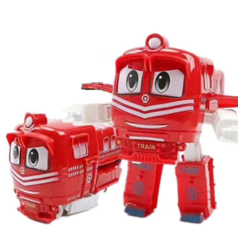 NUOVI giocattoli del treno robot Treni robot figure Robot di trasformazione Kay Treno Deformazione Treno Auto Action Figure Giocattoli per bambini