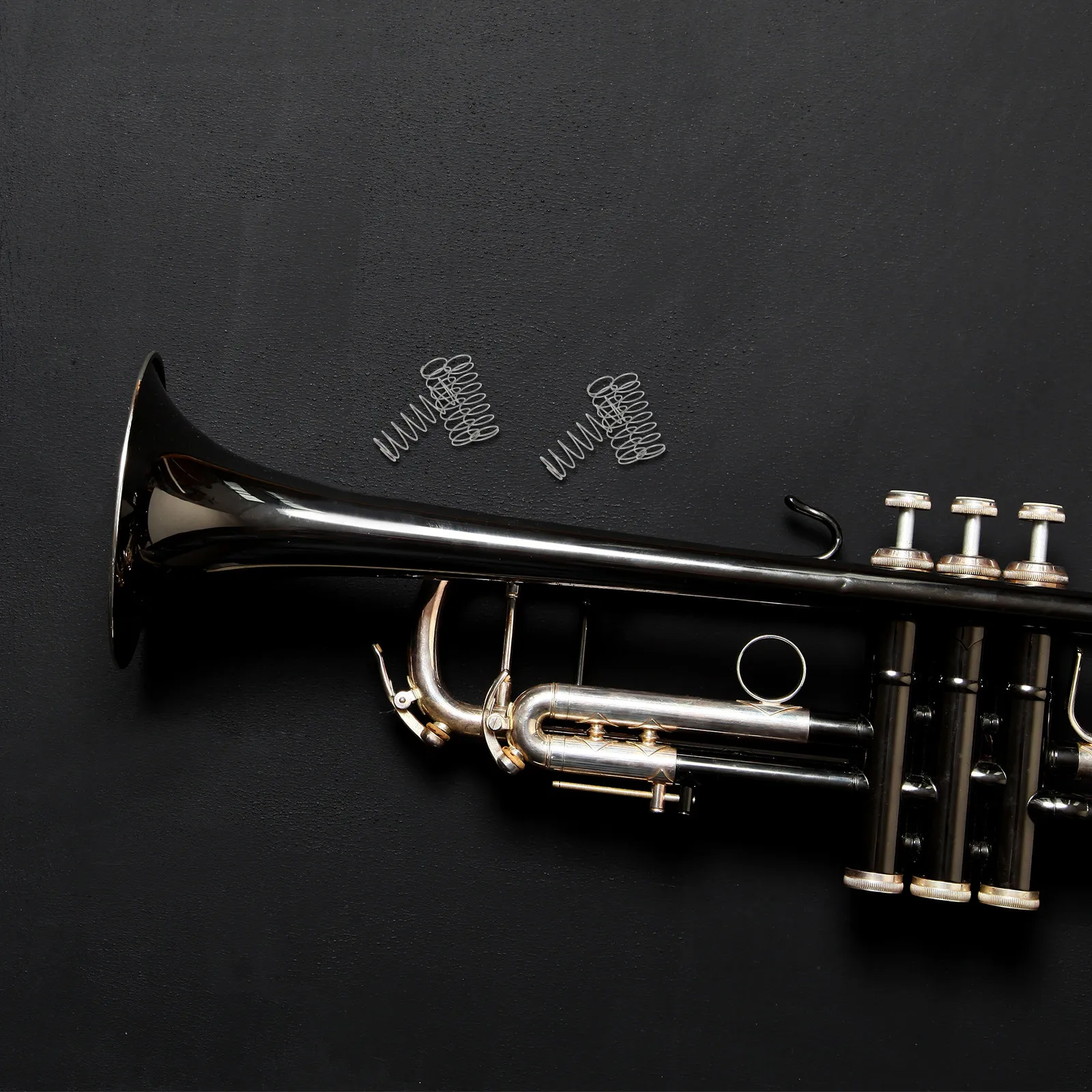 3Pcs Premium Trumpet Button Spring Set Stainless Steel Robust Compact Design Replacement for Broken Buttons Trumpet