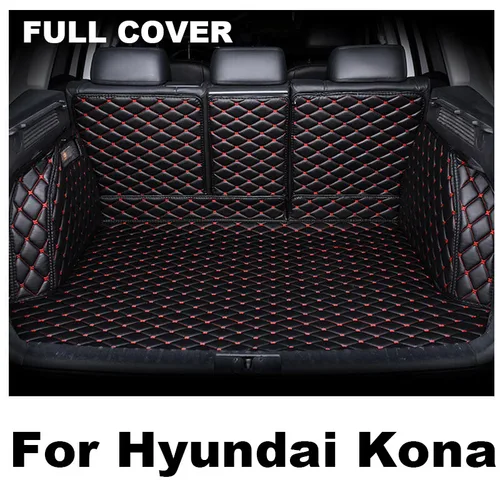 Imagen 1 del producto Alfombrilla impermeable para maletero de coche, accesorio de protección para Hyundai Kona, Kauai Electric, Kona EV OS 2018, 2019, 2020, 2021, 2022