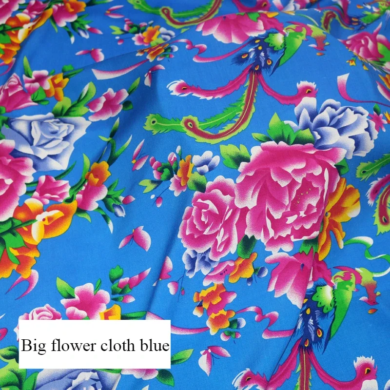 Phoenix Peony Pattern Rayon Fabric Per Meter for Pajamas Clothes Sewing High-grade Thin Twill Decorative Cloth Skin-friendly Red - Image 6