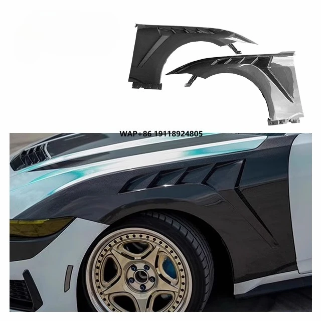 

Carbon GTD Fender for Mustang 2024 Body Kit Carbon Fiber GTD Style Side Fender