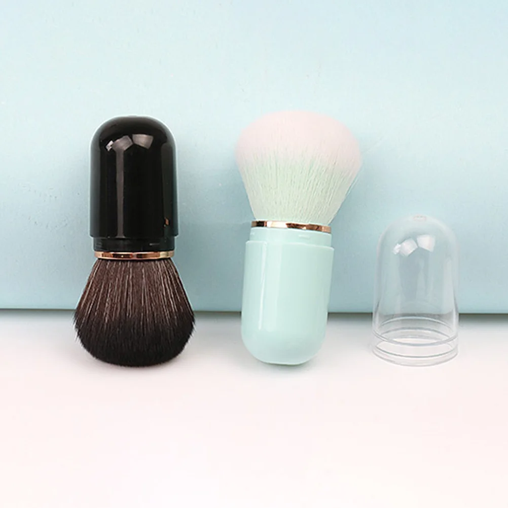 Makeup Brishes Capsule Brush Conjunto de acessórios Profissional Retrátil Esticável Pó Viagem