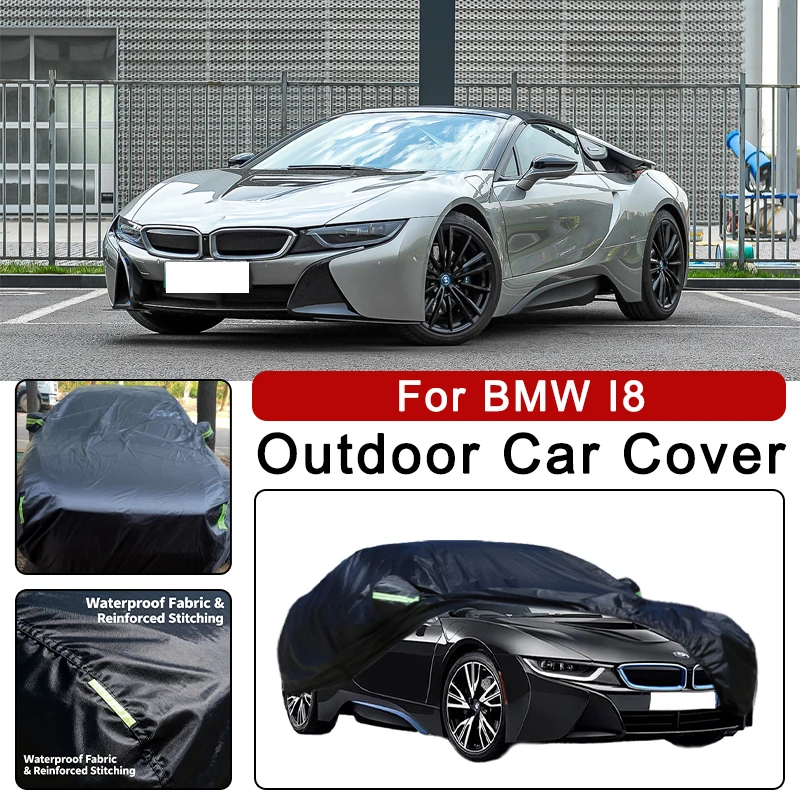 

Автомобильный чехол для BMW I8 — защита всего тела на открытом воздухе, водонепроницаемый, пылезащитный, термостойкий, всесезонные внешние аксессуары