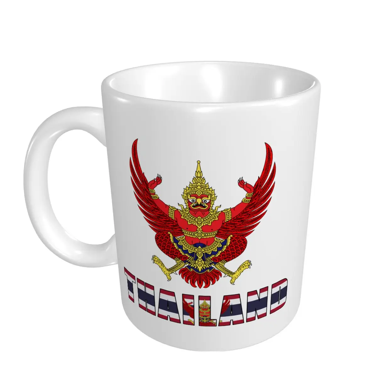 Mark Cup Mug Thailand Letter Flag Emblem Coffee Mugs Tea Milk Water Cup Travel Mugs For Office Home