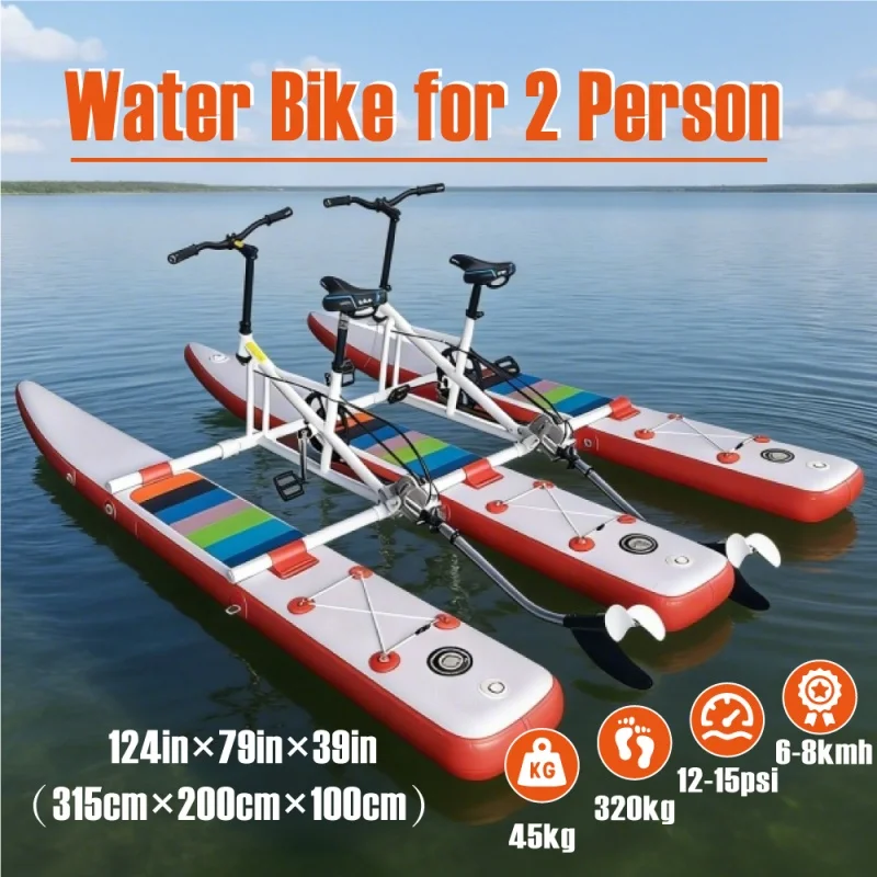 

Популярный складной водный велосипед с двойным плавучим пропеллером (12-15 PSI) для взрослых, высококачественный, для водных видов спорта