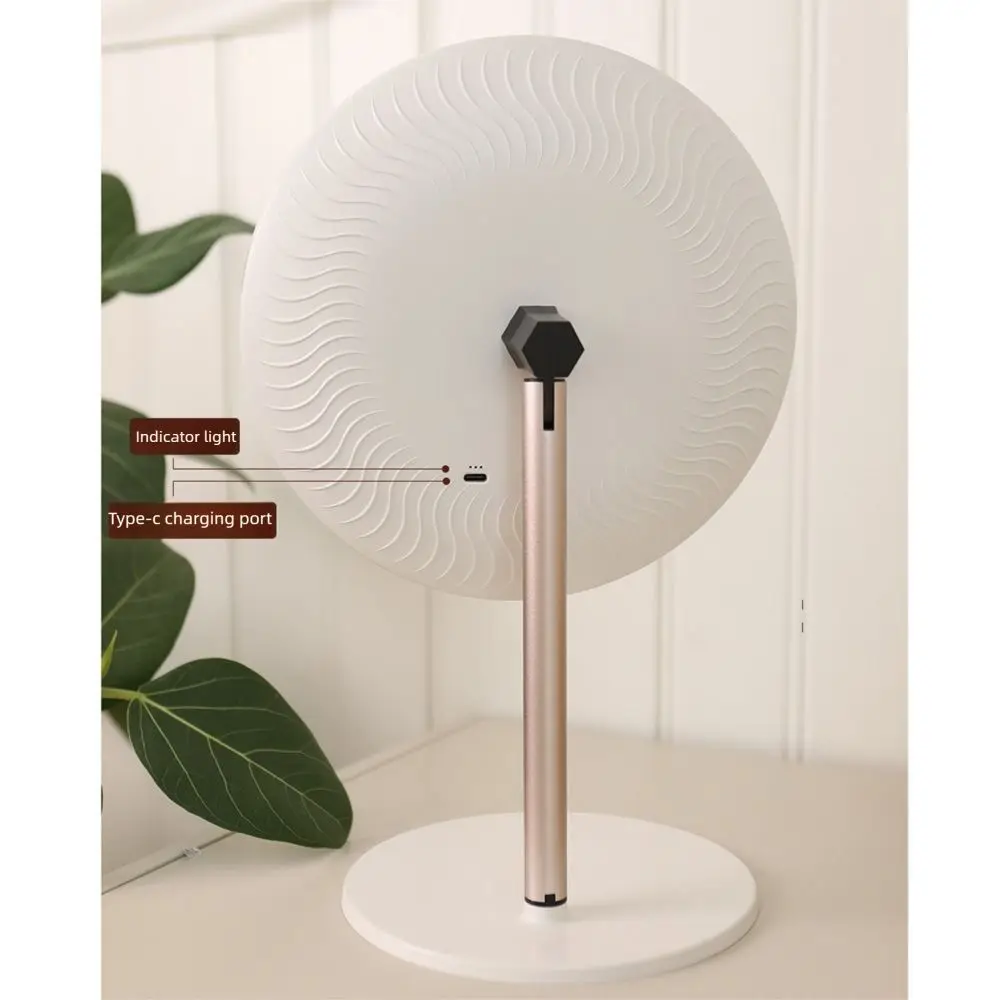 مرآة مكياج LED قابلة للتعديل، دوران، تحكم باللمس، مرايا مستحضرات التجميل المحمولة، مرآة زينة قابلة للفصل مع أضواء