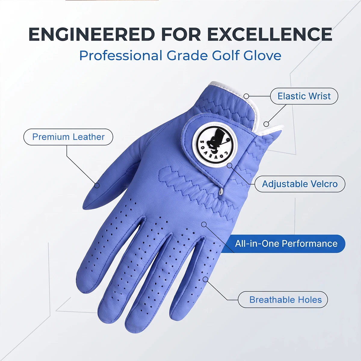 1 gant de golf pour homme, mai - Golf Glove Cadet avis et prix