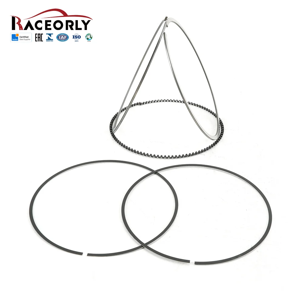 For RACEORLY 2760300024 Piston Ring Set 92.907mm for Mercedes-Benz M276 3.5L V6 W221 1.2/1.5/2.0mm Ring Thickness
