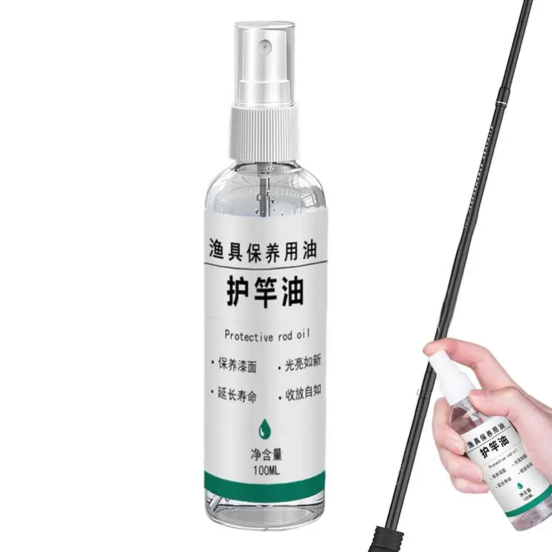 Fishing Reel Oil Oil For Fishing Rod Spray Fishing Rod Cleaner 100ml Fishing Rod Oil For Clean Protect And Maintain Your Rod