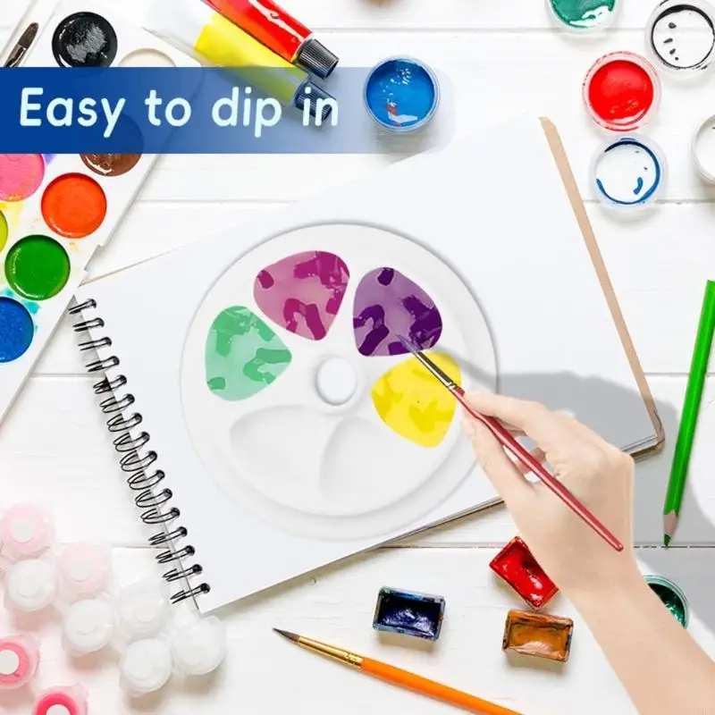 مجموعة ألوان فنية ضيقة جديدة لعام 2025 للطلاب والفنانين طبق خلط الطلاء المستوحى من جرة البناء الحجري