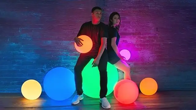 16-inch Large Nursery Night Light Ball: 16 Colors Change Floating Light with Remote Control, Rechargeable and Waterproof Night