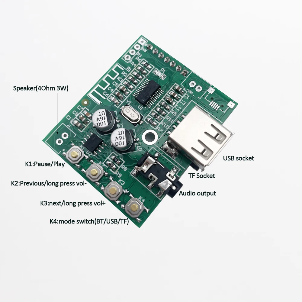 diy electronic kit LED colorful Sunflower soldering project bluetooth speaker 21 flashing modes 4 Spectrum modes