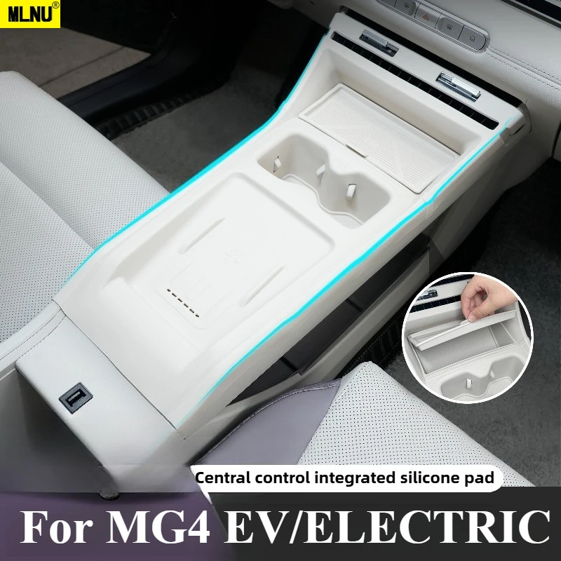 

Integrated Center Console Silicone Pad For MG4 EV/ELECTRIC Accessories 2025/2024-Friendly Silicone,Scratch-Resistant 2022-2023