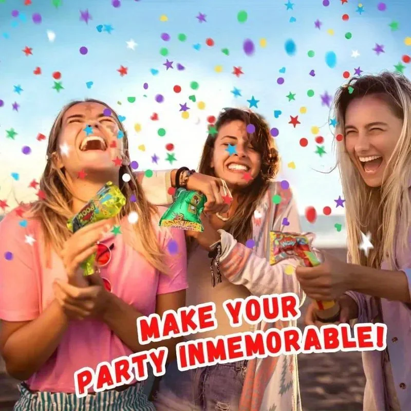 10 قطعة بالون الألعاب النارية القابل للنفخ للحفلات، قصاصات يدوية لمهرجان الزفاف، زينة السنة الجديدة، ألعاب بالونات، مستلزمات الحفلات #3