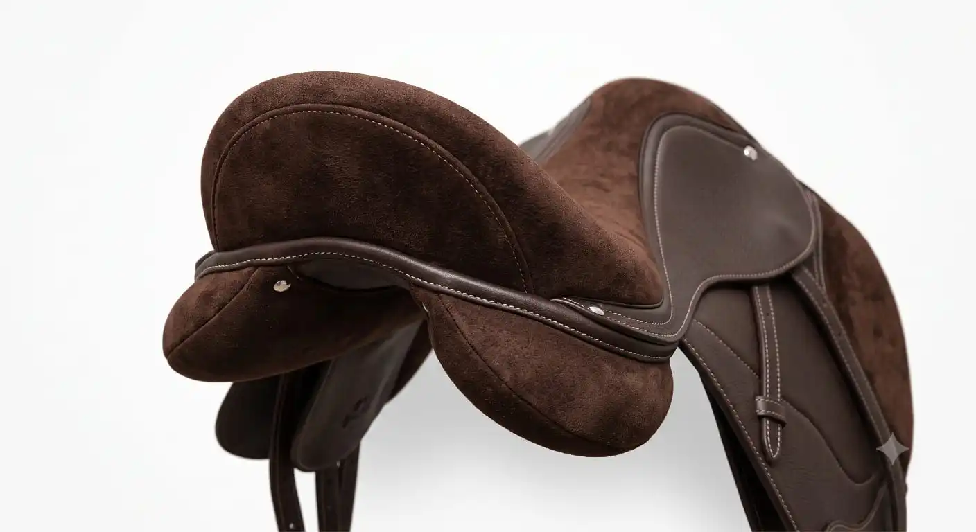 Rub International English Horse Saddle Design Cotton Material Wood Hand-Stitched Light Weight Customized Color Logo