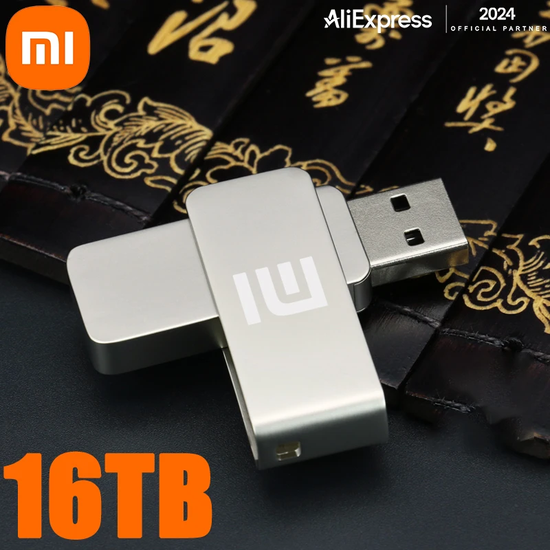 Mijia-Xiaomi High Speed USB Flash Drive, Dupla utilização, 16TB, 8TB, 4TB, Memory Stick, Tipo-C, 1TB, OTG, Telefone, Computador