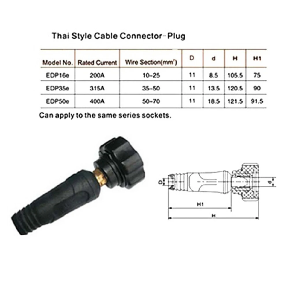 Quick Connect Welding Solution Welding Connector Welding Connector Thai Cable Connector Rubber And Brass Construction