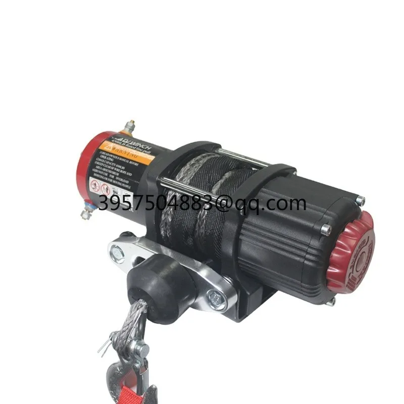

12v 5000 lb ATV/UTV Electric Winches With 50 Ft. Synthetic Rope