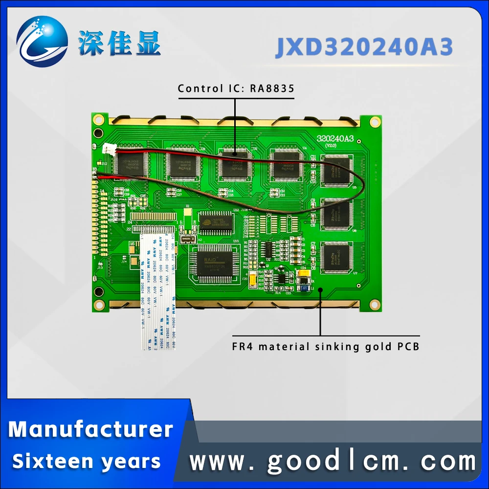 Imagem -02 - Módulo Lcd Industrial com Tela Lcd Fonte de Alimentação Atacado Pelo Fabricante Ra8835 Driver 22pin Interface 5v 3v